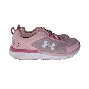 Under Armour Women's Size 11 US Charged Assert 9 Pink Rose Marble Running Shoes
